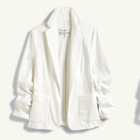 Frank & Eileen Jackets & Blazers - FRANK & EILEEN | DUBLIN Tailored Blazer in Vintage White Sz M NEW